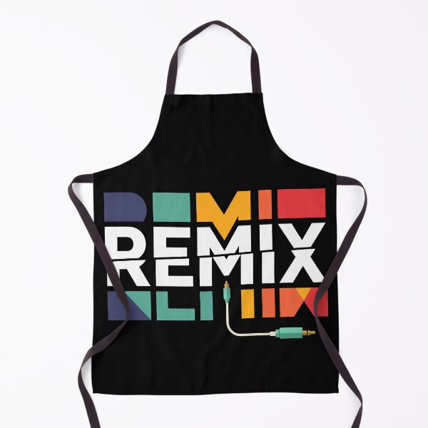 Item preview, Remix Typographic | DJ Music Retro Geometric Audio Graphic designed and sold by PryntedLabs.