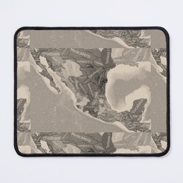 Item preview, Mexico map, Indian languages designed and sold by bascconut.