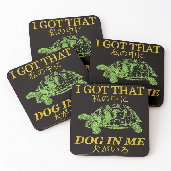 Item preview, Vintage I Got That Dog In Me Meme Tortoise Japanese designed and sold by valery-kenz.