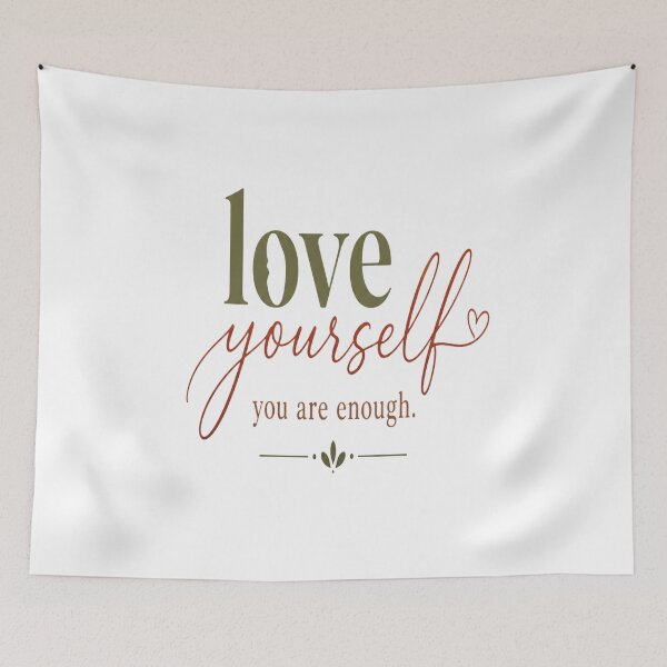 Item preview, Love yourself minimal aesthetic design  designed and sold by Lovestickerco.