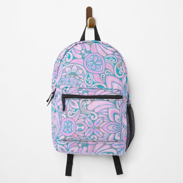 Item preview, Modern vintage turtle floral - pink flamingo lake designed and sold by AprilAppleArt.