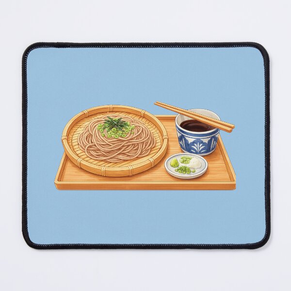 Item preview, Authentic Japanese Zaru Soba Noodle Illustration designed and sold by SakuraMarket26.