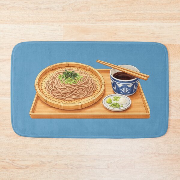 Item preview, Authentic Japanese Zaru Soba Noodle Illustration designed and sold by SakuraMarket26.