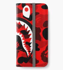 red bape fres iPhone Wallet/Case/Skin