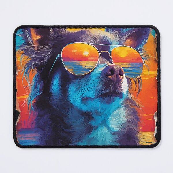 Item preview, Chihuahua with Sunglasses Sunset Beach Tropical Dog Summer designed and sold by Littermin.