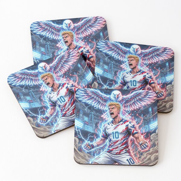 Item preview, Epic USA Soccer Warrior Cinematic Hero Portrait designed and sold by Pandora´s Box.