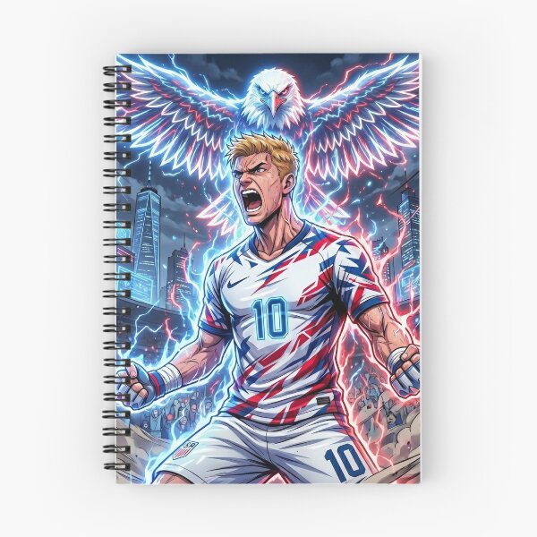 Item preview, Epic USA Soccer Warrior Cinematic Hero Portrait designed and sold by Pandora´s Box.