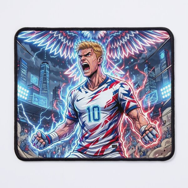 Item preview, Epic USA Soccer Warrior Cinematic Hero Portrait designed and sold by Pandora´s Box.