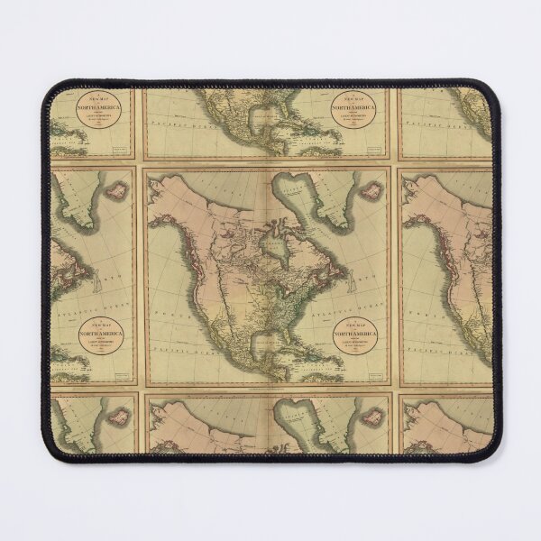 Item preview, North America countries old map designed and sold by bascconut.
