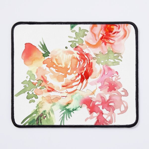 Item preview, Minimalist Watercolor Peach & Pink Blossom Art Print designed and sold by elizafong.
