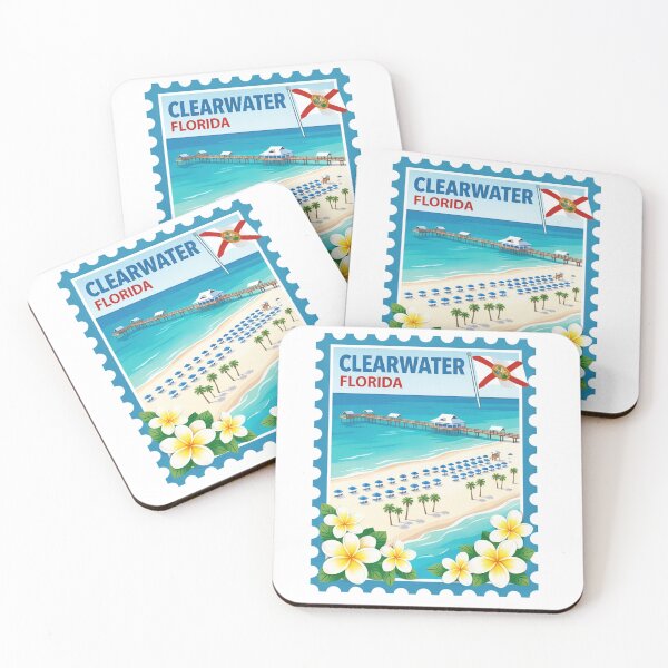 Item preview, Clearwater Florida Stamp designed and sold by vectcd.