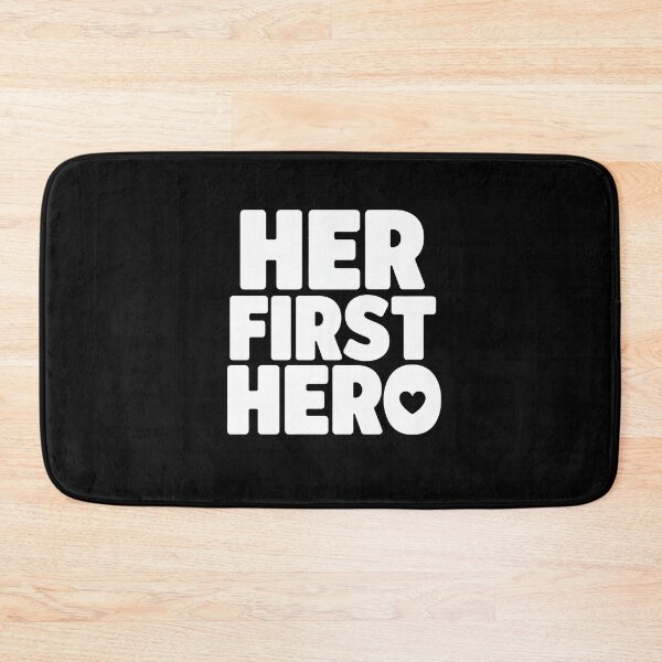 Item preview, Her First Hero Funny Fathers designed and sold by zoes-ink.