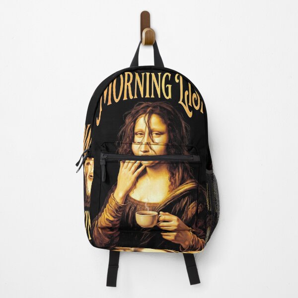 Item preview, Tired Mona Lisa Morning Coffee Funny Leonardo Da Vinci designed and sold by GrandeDuc.