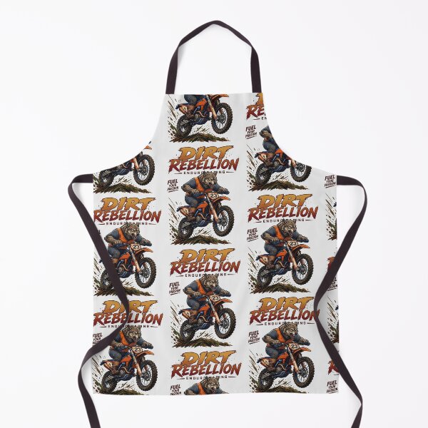 Item preview, Dirt Rebellion Wolf Motocross Enduro Racing Art designed and sold by IvoryArtDesign.