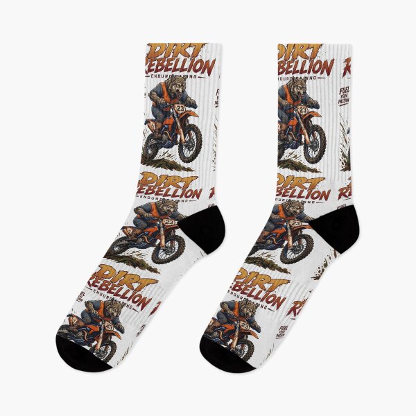 Item preview, Dirt Rebellion Wolf Motocross Enduro Racing Art designed and sold by IvoryArtDesign.