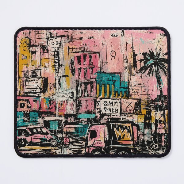 Item preview, Pink Urban Chaos Street Art Collage designed and sold by eliramaison.