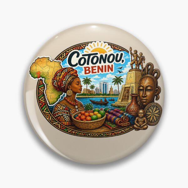 Item preview, Cotonou, Benin, Africa - Cultural Heritage Design designed and sold by Myra365Art.