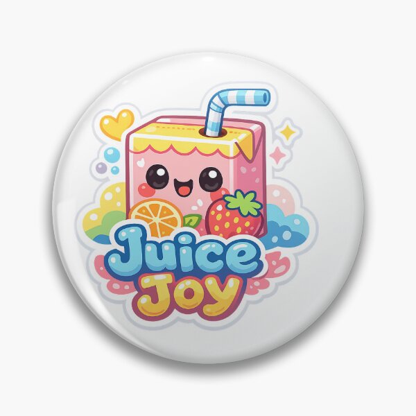 Item preview, Juice Box Cheerful Sticker | Cute Juice Sticker | Kawaii Drink for Journals designed and sold by CutePrintCorner.