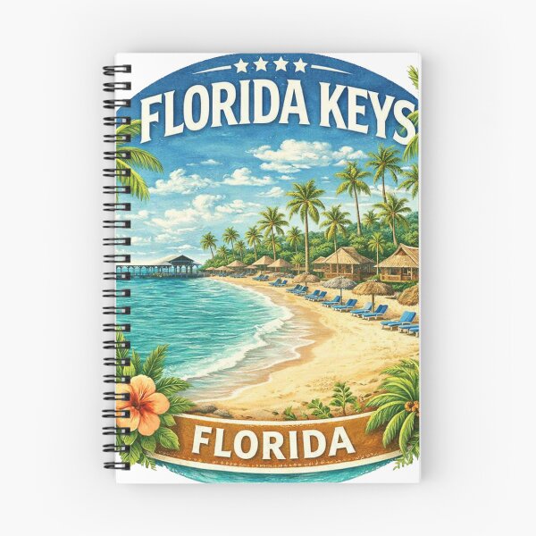 Item preview, Florida Keys Travel Retro Emblem designed and sold by vectcd.