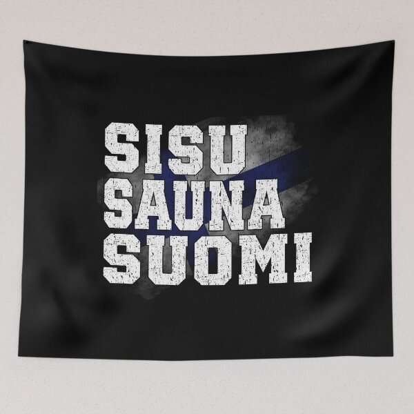 Item preview, SISU SAUNA SUOMI Finnish Pride Vintage Finland Finn Northern Europe Exotic designed and sold by Jt41.
