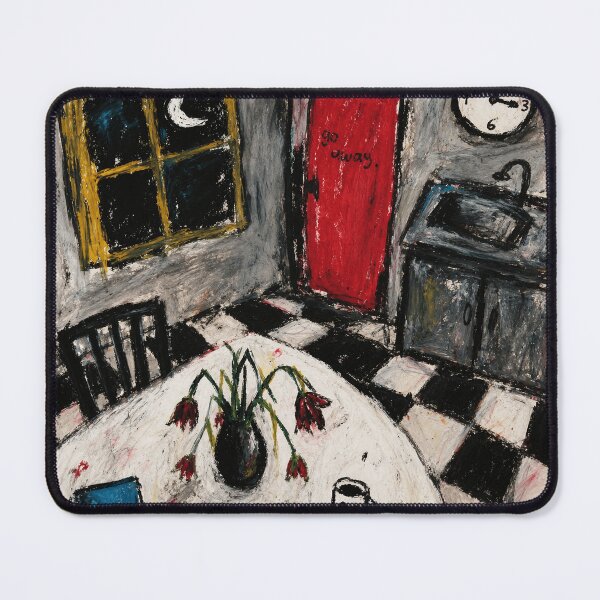Item preview, 3am Kitchen Anxiety Painting designed and sold by eliramaison.