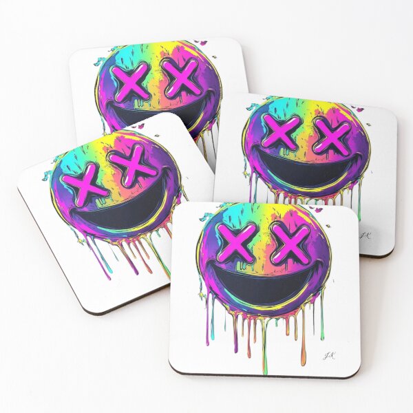 Item preview, dripping smiley face designed and sold by CREATIVO STUDIO.