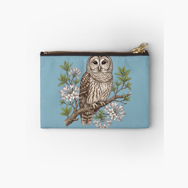 Item preview, Vintage Barred Owl Wild Azalea Botanical Illustration designed and sold by BirdsnStuff.