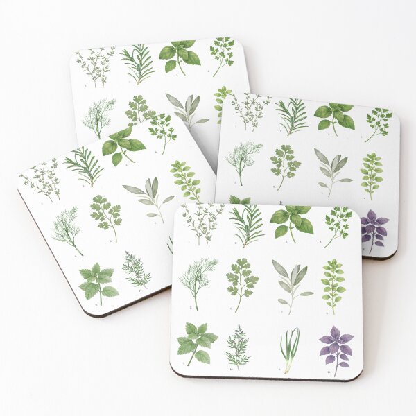 Item preview, Herbs with Scientific Names designed and sold by Hannah Mixes Mediums.