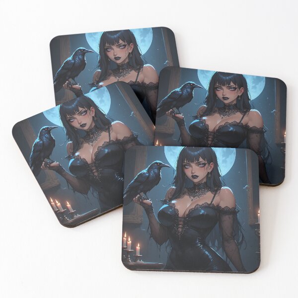 Item preview, Hot Halloween Anime Goth Girl 4 designed and sold by Your New Fixation.