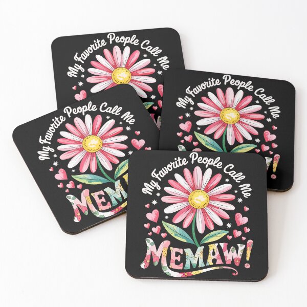 Item preview, My Favorite People Call Me Memaw Flower designed and sold by zamiokaline.