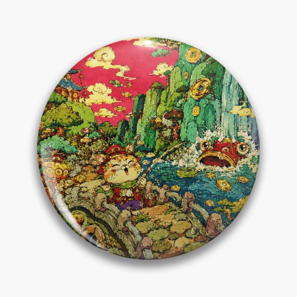 Artikelvorschau, Lucky Cat Coin River Fantasy entworfen und verkauft von eliramaison.