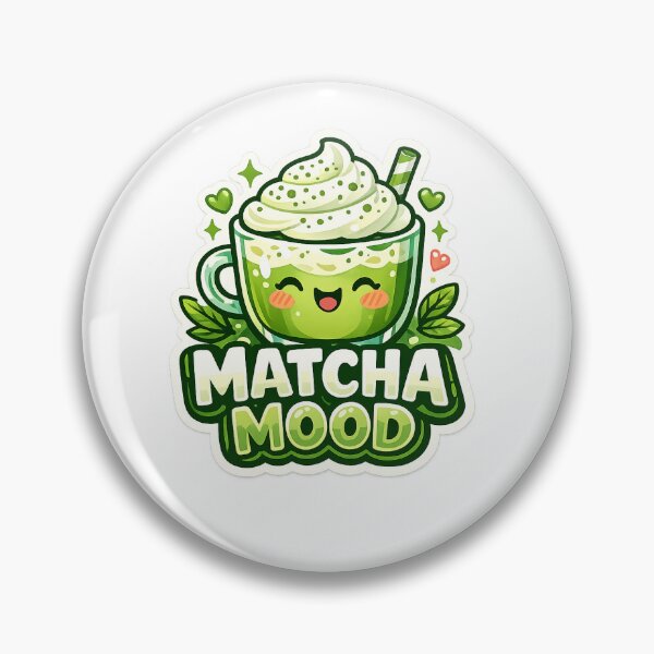 Item preview, Matcha Latte Calm Sticker | Matcha Lover Sticker | Kawaii Drink for Planners designed and sold by CutePrintCorner.