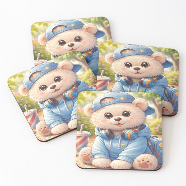 Item preview, Cute Skater Teddy Bear designed and sold by Nonanany.