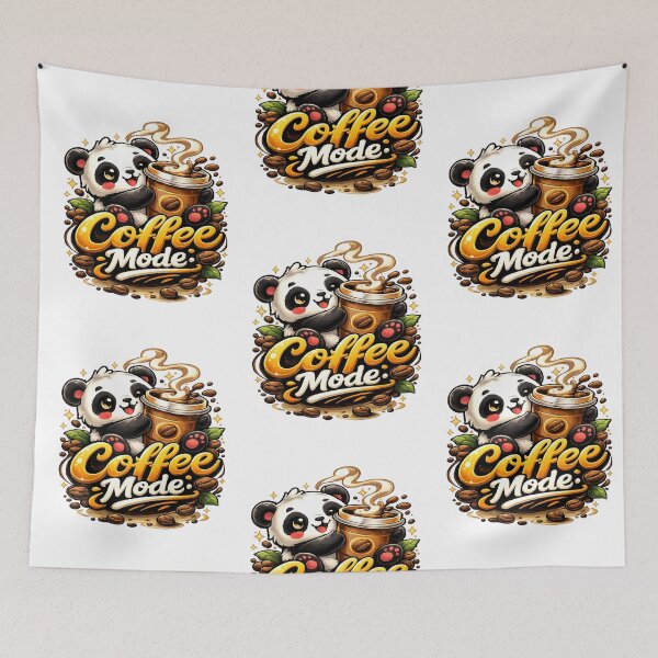 Item preview, Coffee Mode for Coffee Lover Quote Design for Caffeine Addicts & Barista Life for T-Shirt, Sticker, iPhone case, mug, bag, hoodie designed and sold by ArtByTripti.