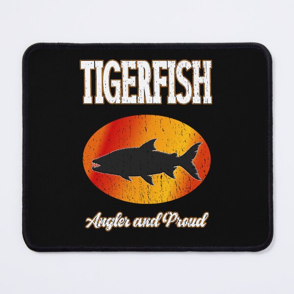 Item preview, Tigerfish Angler and Proud Vintage Fishing adventure fishing exotic adventures designed and sold by Jt41.
