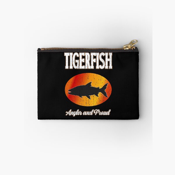Item preview, Tigerfish Angler and Proud Vintage Fishing adventure fishing exotic adventures designed and sold by Jt41.