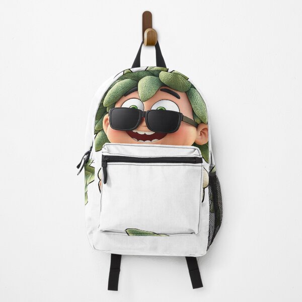 Item preview, Cute Plant Hair Cartoon Kid with Sunglasses – Funny Kawaii Character Design for Kids & Fun Lovers Sticker Phone case mug t-shirt bag hoodie designed and sold by ArtByTripti.