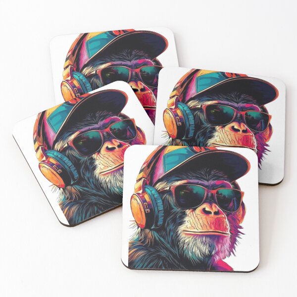 Item preview, Cool monkey  Dj designed and sold by CREATIVO STUDIO.