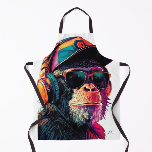 Item preview, Cool monkey Dj designed and sold by CREATIVO STUDIO.