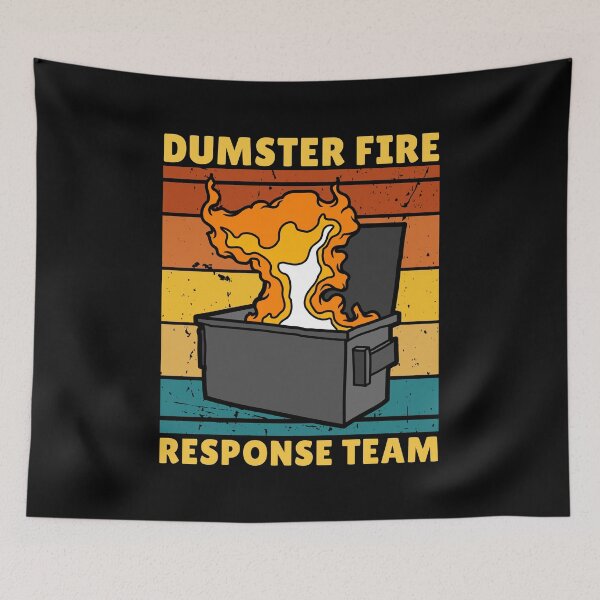 Item preview, dumpster-fire-response-team designed and sold by Dondonmart.