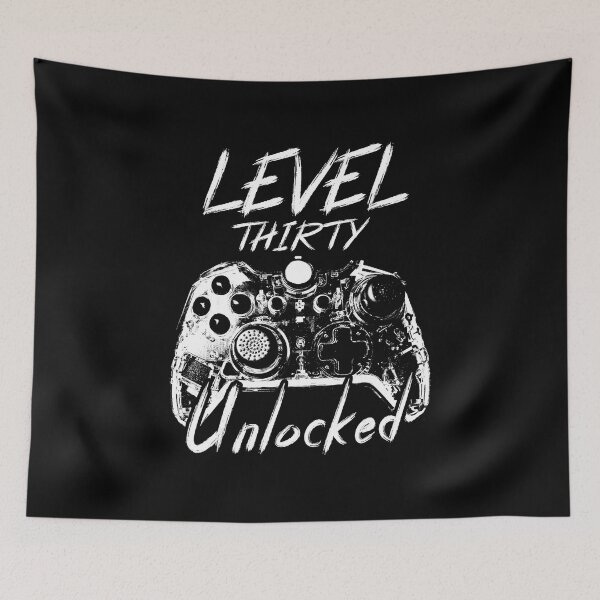 Item preview, Level Thirty Unlocked Gamer 30th Birthday designed and sold by FGTV2021.