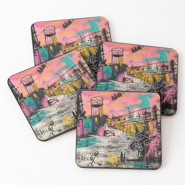 Item preview, Neon Alley Graffiti Chaos designed and sold by eliramaison.