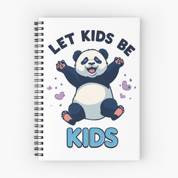 Item preview, Let Kids Be Kids Panda Shirt Childrens Day Gift Cute Panda Kids Teacher Parent Tee designed and sold by Sky-bully.