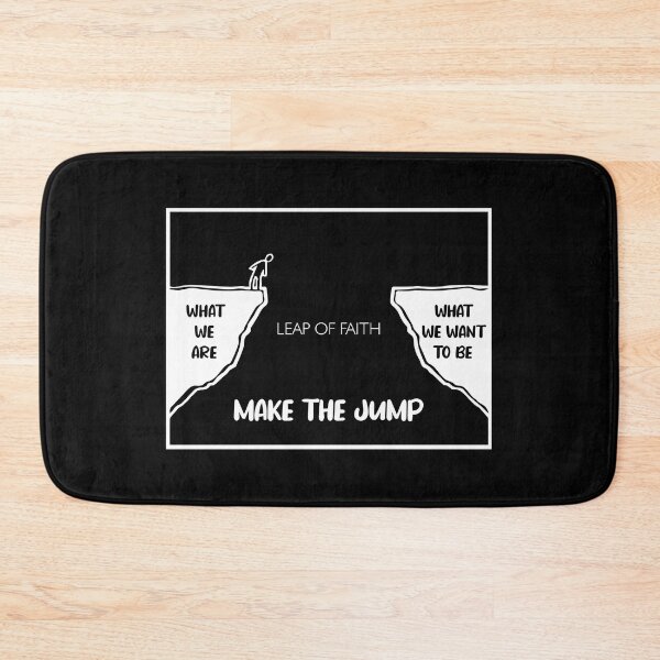 Item preview, Leap of Faith Motivational Quote designed and sold by AVNGR-Design.