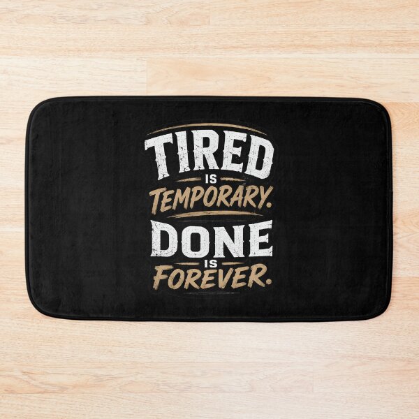 Item preview, Tired is temporary. Done is forever. designed and sold by Zayn Studio.