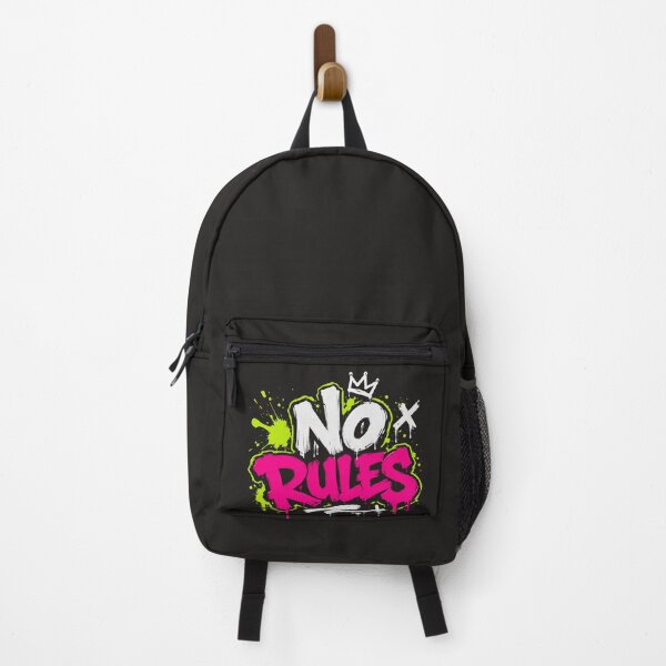 Item preview, NO RULES Graffiti Streetwear T-Shirt | Neon Urban Art Design designed and sold by JustResultsCo.