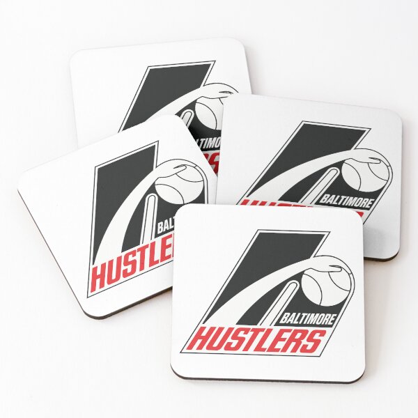 Item preview, Baltimore Hustlers Vintage Basketball Logo – Rare Lost Basketball Identity designed and sold by RetroBasketball.