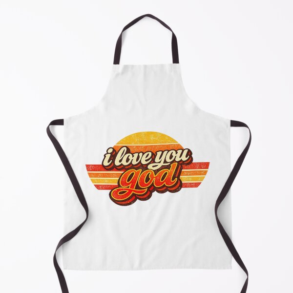 Artikelvorschau, Ich liebe dich, Gott, Retro-Vintage-Stil entworfen und verkauft von graphic-genie.