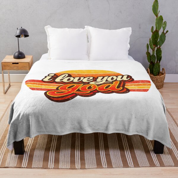 Item preview, I Love You God, Retro Vintage Style designed and sold by graphic-genie.