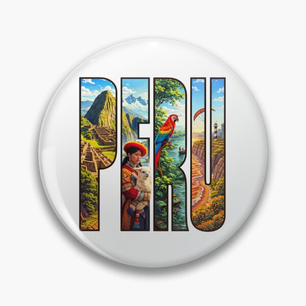 Item preview, Peru Landscape Typography designed and sold by Myra365Art.